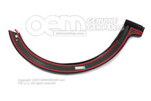 Rozšírenie blatníka brilantná čierna 5C5853717J041 (2)