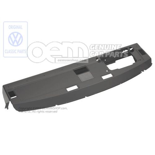 Prístrojová doska sivočierna