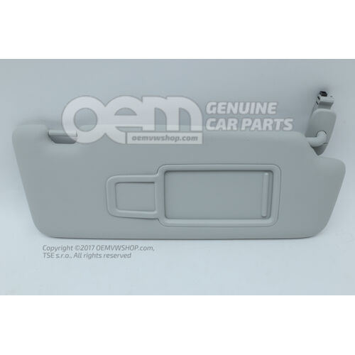 Slnečná clona so zrkadlom a krytom hviezdová strieborná