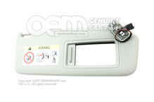 Slnečná clona so zrkadlom a krytom shetland (2)