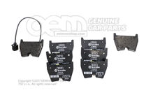 1 súprava brzd. obložení s indikáciou opotreb. pre kotúč. brzdu (1)