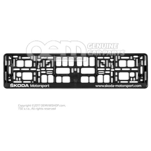 Držiak ŠPZ 000071800N