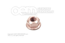 Šesťhranná matica s nákružkom samojistiaca M10