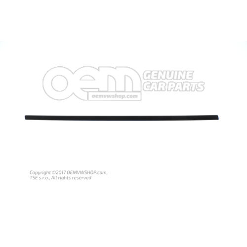 Ozdobná lišta na vedenie okna čierna vysoko lesklá 4K9839643DT94