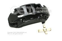 4H0615108E Audi A8/S8 quattro čierny Brzdový strmeň bez brzdových doštičiek 400x38mm predný pravý