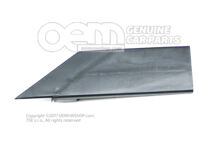 Ozdobná lišta rohového dielu pre sklo dverí