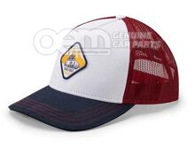 7E9084300B Baseball cap, White/bordeaux, Heritage Collection