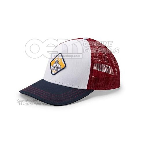 7E9084300B Baseball cap, White/bordeaux, Heritage Collection