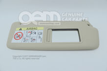 Slnečná clona so zrkadlom a krytom pašmína béžová (1)