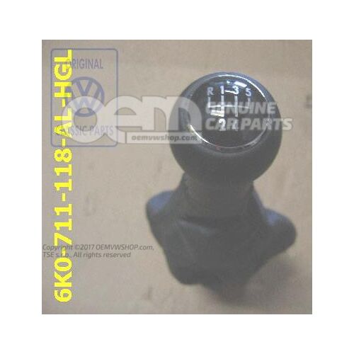 Hlavica rýchlost. páky (koža) s obkladom rých. páky (koža) off-black