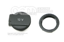 Svorka. rukáv s krytom na pántoch saténový čierny