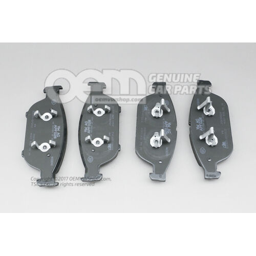 1 sada brzdových doštičiek pre kotúčovú brzdu 4G0698151AG