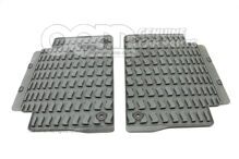 1 sada podložiek pod nohy (gumová) stredne šedá