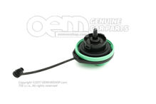 Uzatv. veko s prídržným pás. pre palivovú nádrž (1)