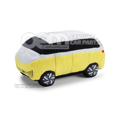 1T3087511 Plush bus, Yellow/grey, ID. Buzz Collection