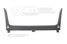 Kryt na nosič zámku titán čierny