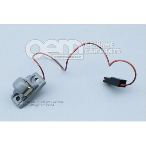 Držiak slnečnej clony platinový