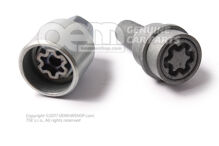 Skrutka kolesa, ochrana proti odcudzeniu, kódové kľúče