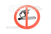 Prohib. značka „Zákaz otvoreného ohňa“ VAS 6882 (1)