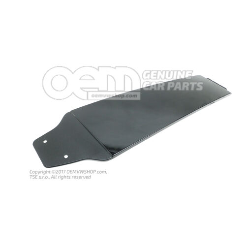 Kryt na stĺpik b saténový čierny