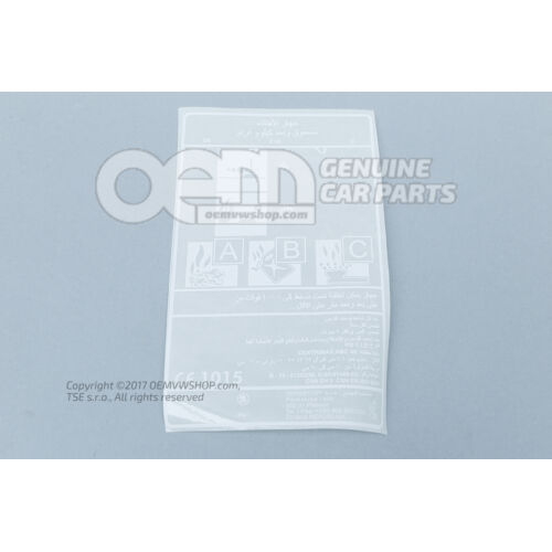 Štítok par. p. hod. výfuk. pl.