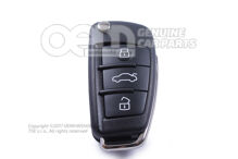 Hlavný kľúč s vnútornou koľajnicovou časťou s prekladačom (skladací bit)