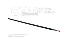 Tesnenie clony okna saténové čierne (4)