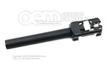 Vedenie kábla - spodná časť saténová čierna