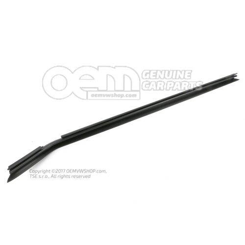 Tesnenie clony okna saténové čierne