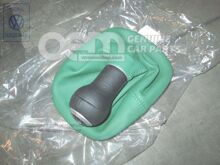 Hlavica rýchlost. páky (koža) s obkladom rých. páky (koža) zelená