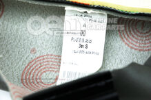 Poťah sedadla (látka / koženka) šedý (2)