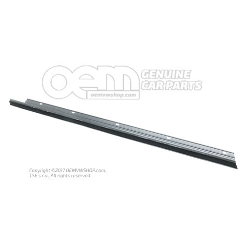 Tesnenie clony okna saténové čierne