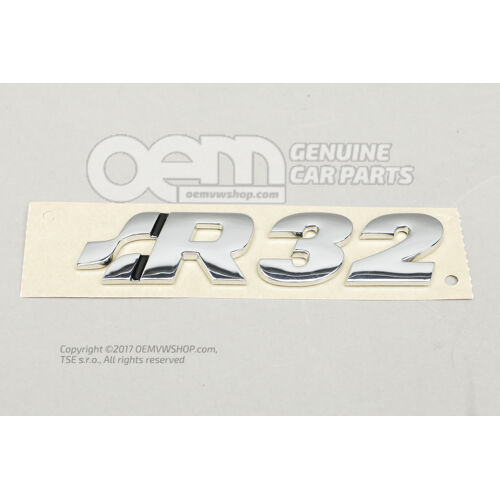 Zadný znak pre Golf R32
