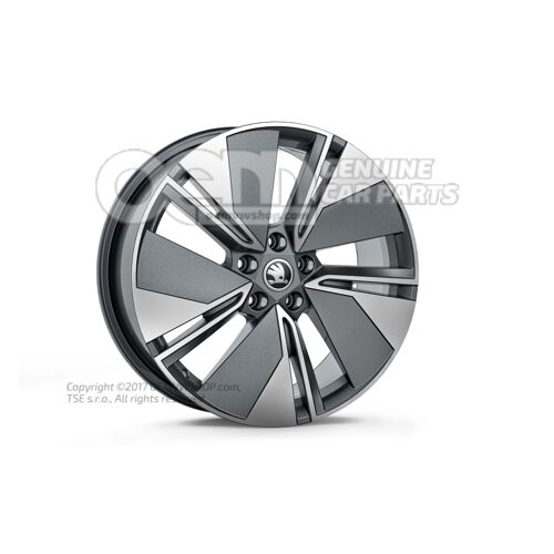 Hliníkový ráfik Antracitová metalíza (sivá) 5LG071499D HA7