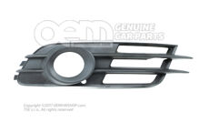 Mriežka saténová čierna Audi A6 / S6 / Avant / Quattro 4G