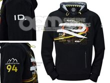 5H6084130D Hooded sweatshirt, XL, unisex, Black, “Pikes Peak”, “R” Collection