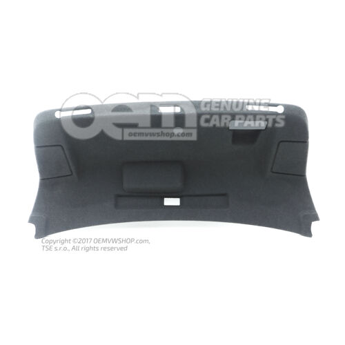 Obloženie zadného veka čierne