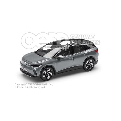 11A099300  A7C Model car, 1:43, ID. 4, Moonstone Grey, Model Car collection