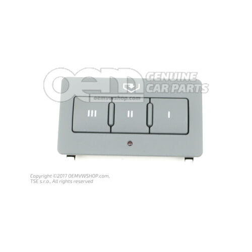 Ovládacie prvky pre ovládanie garážových brán pero (sivé)