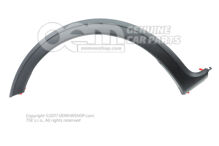 Široké krídla saténové čierne