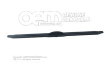 Strešný valec proti slnečnému žiareniu saténový čierny / duša