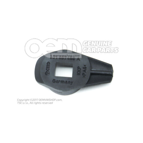 Uzamykacia lišta saténová čierna