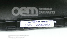 Hlavica radiacej páky s botkou pre radiacu páku (koženka) Čierna/paradajková červená D - 28.02.2022>> - pravostranné riadenie 567713123M DHT (2)