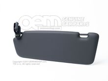 Slnečná clona so zrkadlom a krycou dušou (čierna) (1)