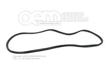 Tesnenie dverí, vnútorné saténové čierne (1)