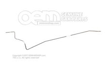 Brzd. potrubie od brzd. hadice k brzdovému valčeku kolesa