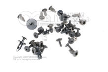 1 súprava upevňovacích dielov pre kryt podbehu kolesa 1 súprava upevňovacích dielov pre kryt podbehu kolesa