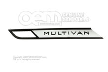 Nápis čierna/chrómová lesklá 7LA853675PDPJ