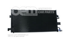 Kondenzátor klimatizácie s nádržkou na kvapalinu 8W0816421N