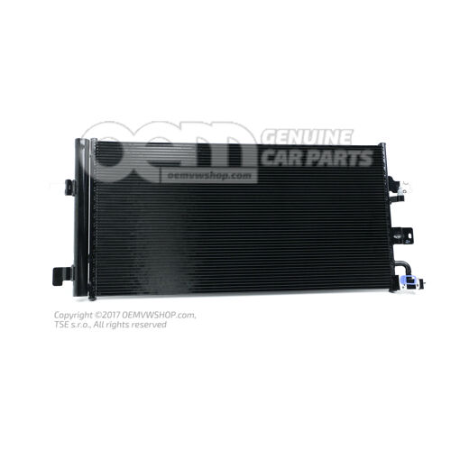 Kondenzátor klimatizácie s nádržkou na kvapalinu 8W0816421N